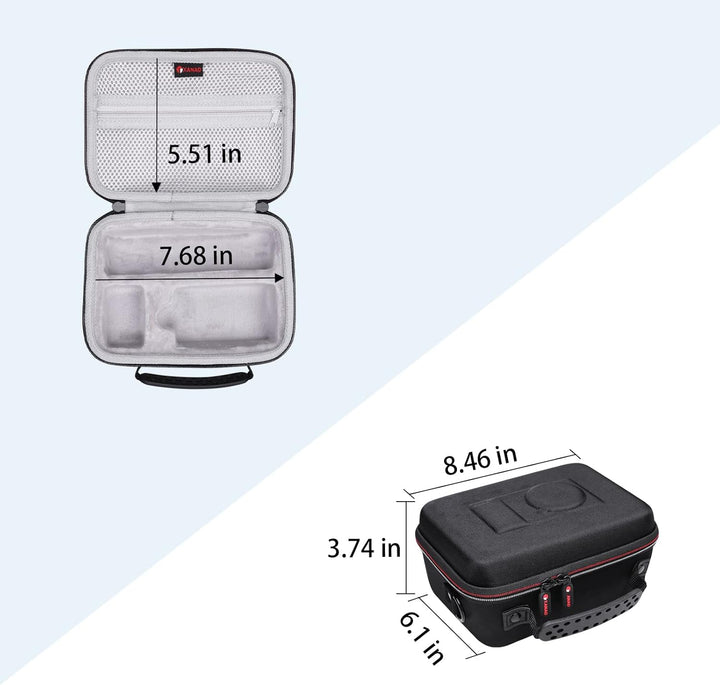 XANAD Tasche für Sony Vlog Kamera ZV-1 ZV-1II 2 Digitalkamera mit Bluetooth Handgriff Tragetasche gr