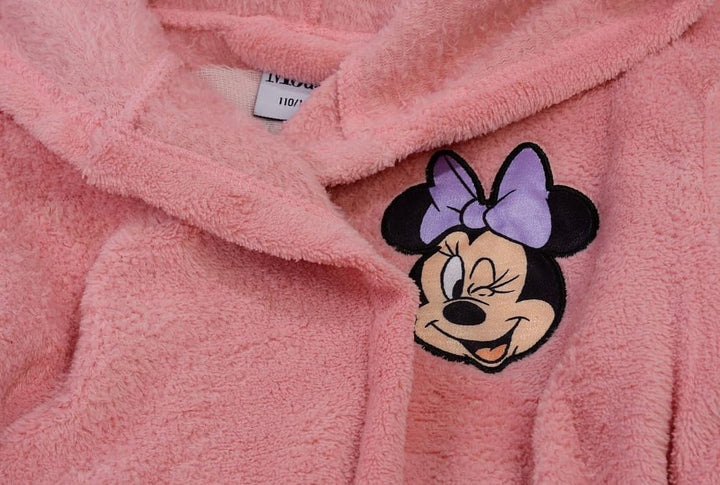 eplusm MINNIE MOUSE weich Bademantel Kinder Mädchen Kapuzenbademantel, Morgenmantel Handtuch/Microfa
