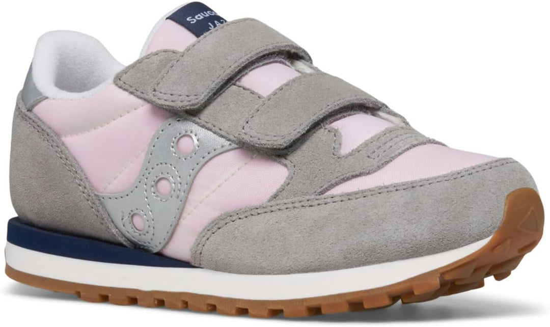 Saucony Damen Jazz Double HL Sneaker 27 EU Blush Grey Silver, 27 EU Blush Grey Silver