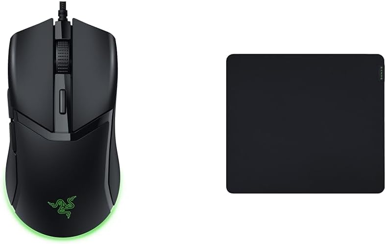Razer Cobra - Leichte kabelgebundene Gaming-Maus mit Chroma RGB & Gigantus V2 Large - Weiches Gaming