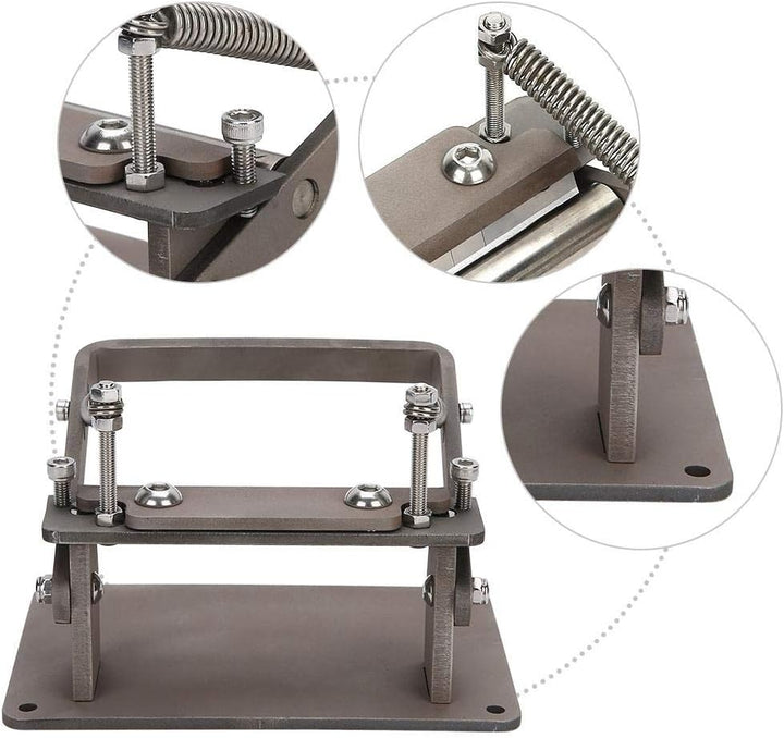 Lederschaufelmaschine DIY Handbuch Leder Skiver Schaufelhautmaschine für handgemachtes Leder Skiving