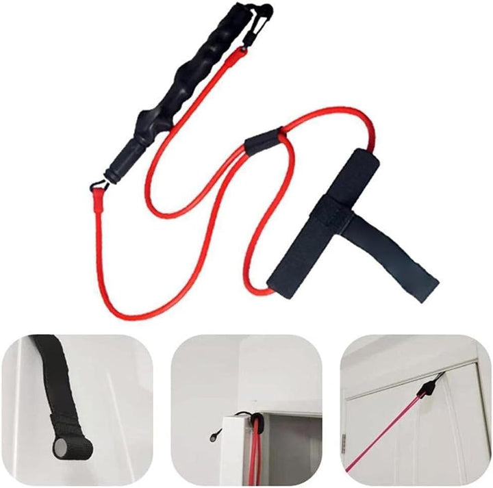 HUSHUI Golf Gym Power Swing Trainer Widerstandsbänder, Golf Swing Trainer Indoor Golf Übungsbänder S