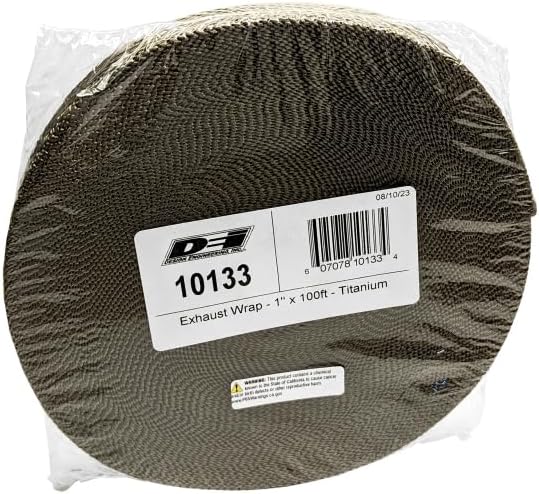 Design Engineering 010133 Titan 2,5 cm x 100 m Auspuff Wärmefolie mit LR Technologie 1" x 100' Titan