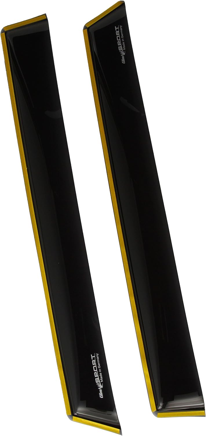 ClimAir CL 2969D Fenster Visiere Set für Hecktüren Schwarz, Set für Hecktüren Schwarz