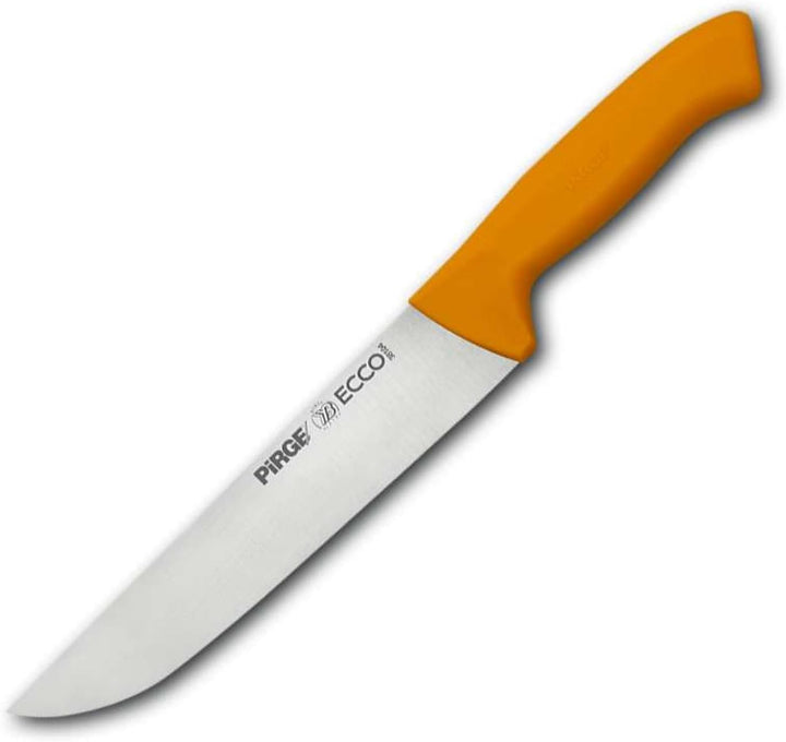Pirge Ecco Metzgermesser 21 cm Gelb Schlachtermesser - Fleischermesser - Stechmesser - Exzellenter S