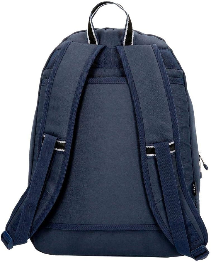 Enso Basic Rucksack Blau 32x46x15 cms Polyester für 15,6"-Laptop 22.1L Blau Rucksack, Blau Rucksack