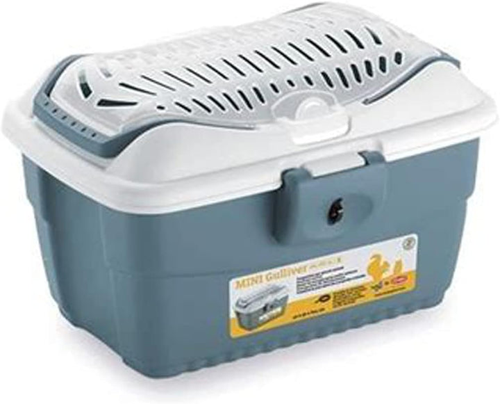 Stefanplast Mini Gulliver Transportbox für Kleintiere wie Hasen, Kaninchen, Hamster, Meerschweinchen