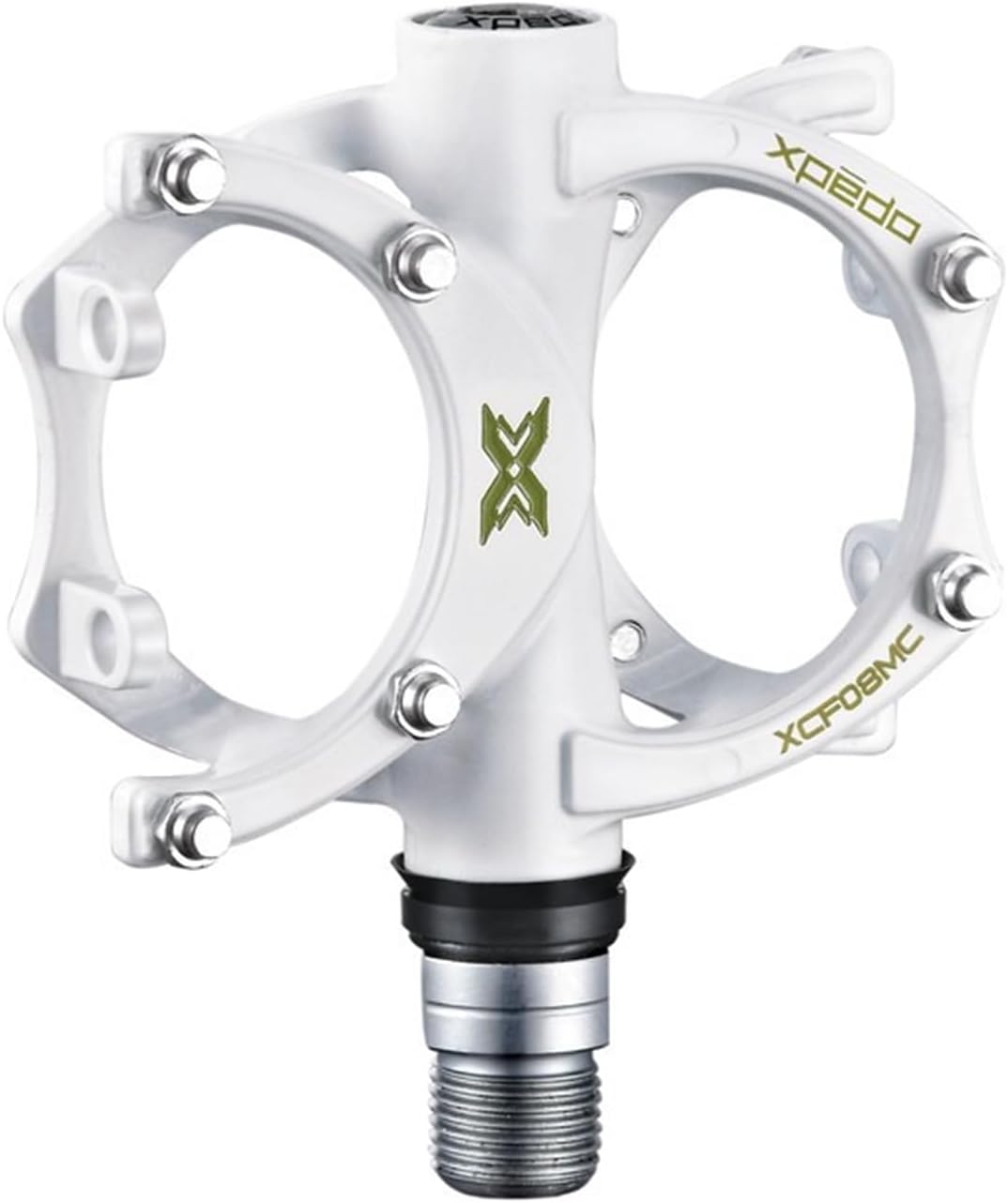 Xpedo Unisex – Erwachsene Traverse 8 Cr Pedal, weiss, One Size