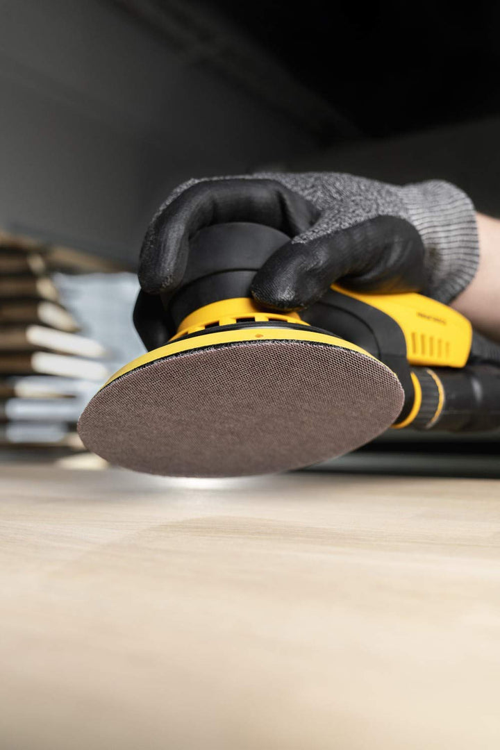 50x MIRKA Haftschleifscheibe ABRANET Grip 125mm K.180 f.HO/Metall/Lack/Ku. Korn P180, Korn P180