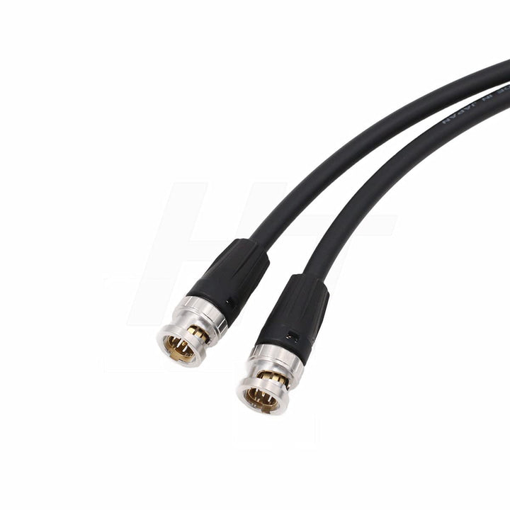 12G 4K HD SDI Video Koaxial BNC Kabel für Kamera Monitor Canare LV-61S 75 Ohm (1m, schwarz) 1 m