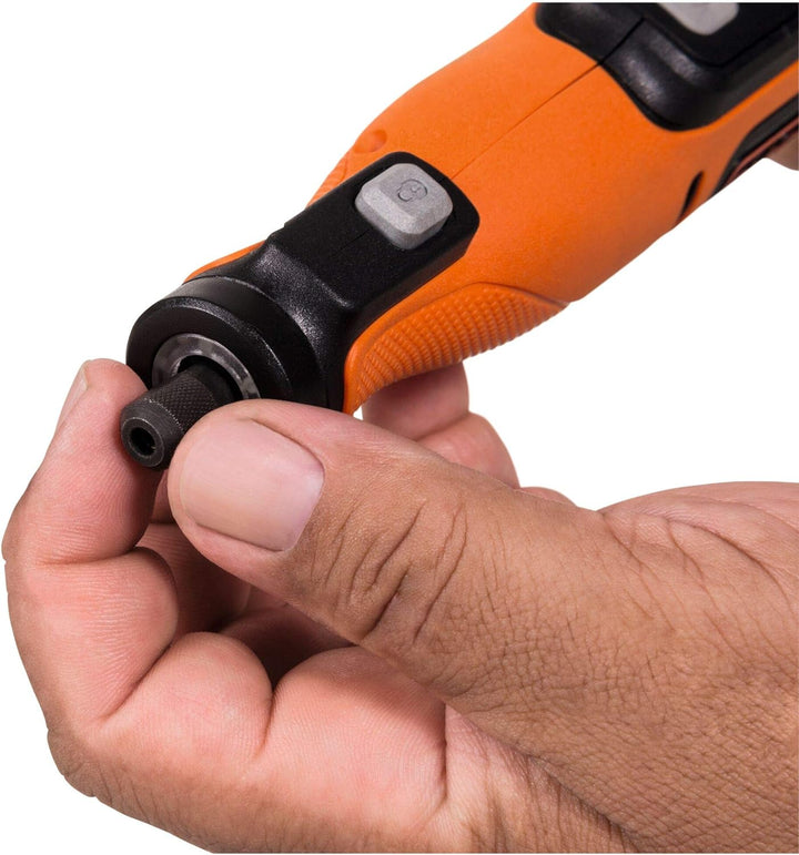 Black+Decker Akku-Multifunktionswerkzeug mit 36-tlg. Zubehör BCRT8I (7.2V, 1.5Ah, Universal-Feinbohr