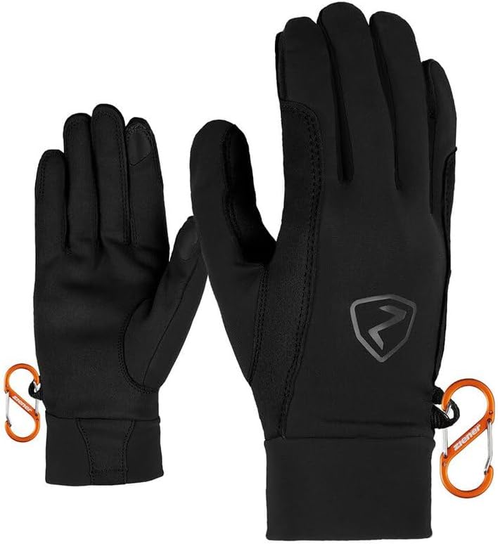 Ziener Herren Gysmo Touch Ski-Tour/Outdoor/Bergsport Handschuhe | ungefüttert, atmungsaktiv 6.5 Schw