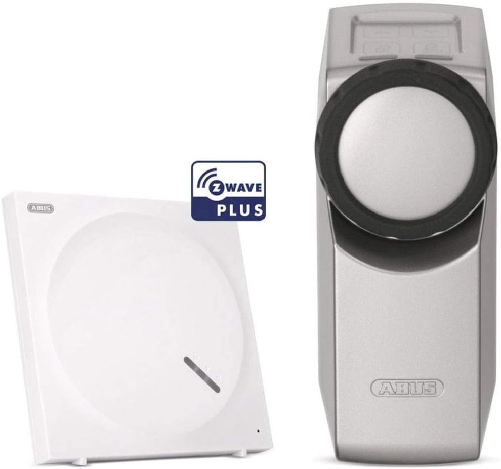ABUS Z-Wave Zutritts-Set Schlüsselloser Zugang HomeTec Pro Silber, 86043 Zutritts Set silber, Zutrit