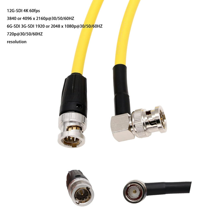 HangTon 12G 4K SDI Koaxial Video Kabel BNC auf BNC Canare für ARRI Alexa 35 RED Komodo Blackmagic So