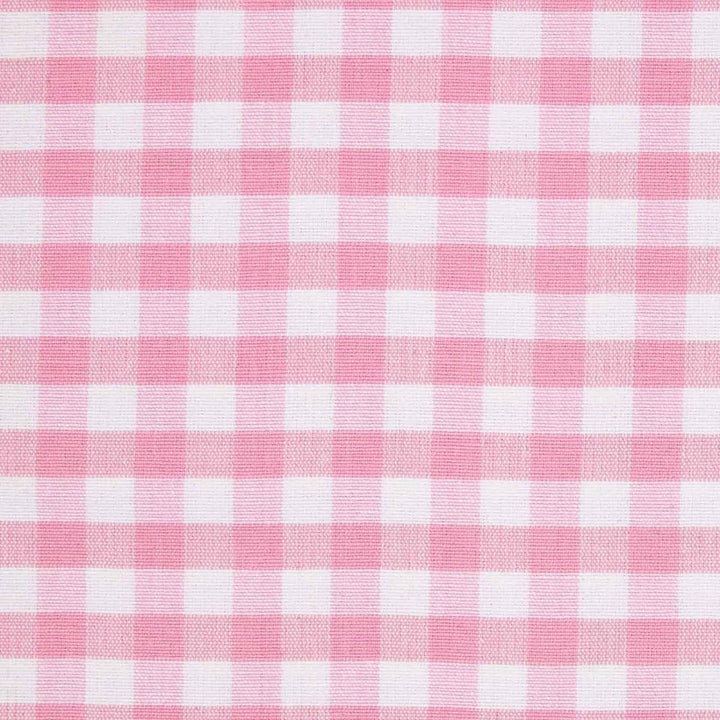 HOMESCAPES handgewobener Vorhang Ösenvorhang Dekoschal Gingham im 2er Set, 117 x 137 cm, 100% Reine