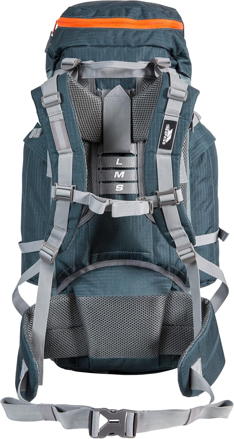 Trespass Unisex UTTP362_8 Campingrucksack, Modell Trek 66, Oliv, Einheitsgrösse, Oliva