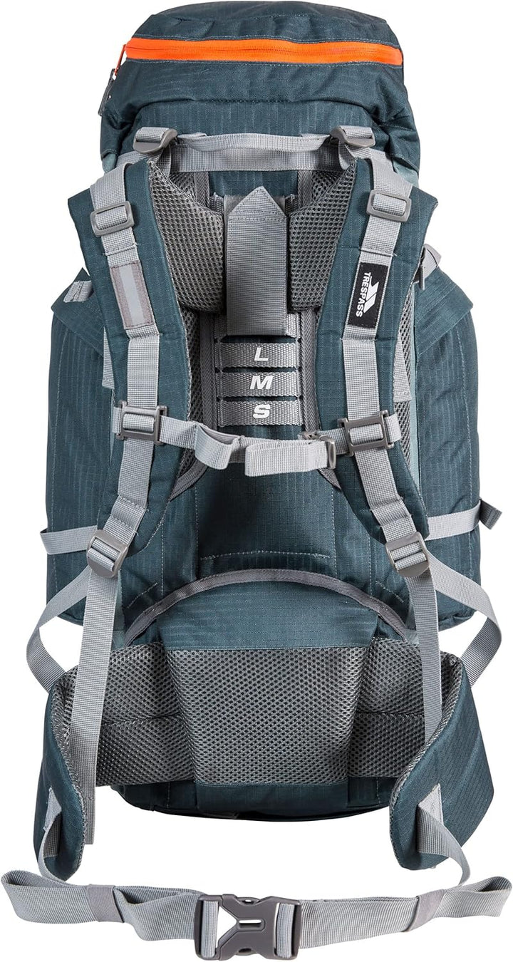 Trespass Unisex UTTP362_8 Campingrucksack, Modell Trek 66, Oliv, Einheitsgrösse, Oliva