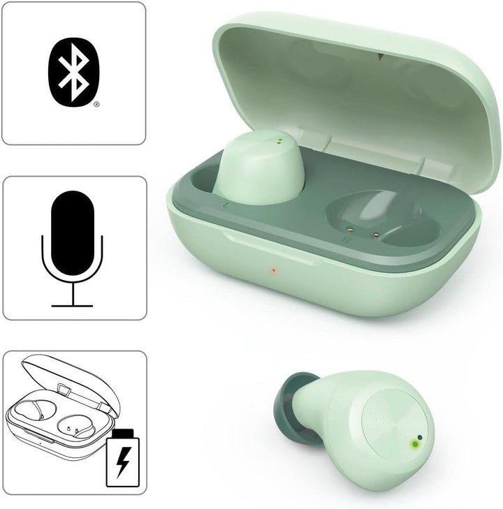 Hama Bluetooth Kopfhörer kabellos (In-Ear Ohrhörer mit Mikrofon, Sport Kopfhörer spritzwassergeschüt