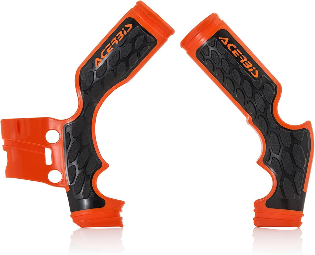 Acerbis X-Grip Frame Guards, Arancio 2