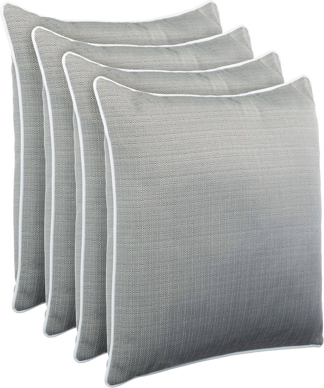 Brandsseller Outdoor Garten Kissen Dekokissen Leinenoptik strukturiert Schmutz- und Wasserabweisend