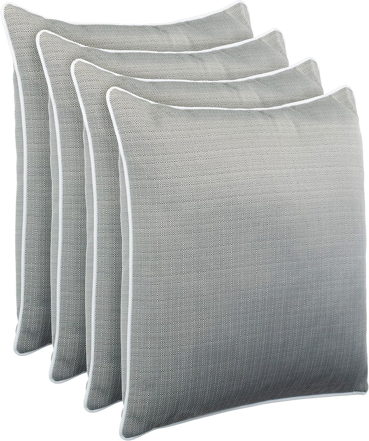 Brandsseller Outdoor Garten Kissen Dekokissen Leinenoptik strukturiert Schmutz- und Wasserabweisend