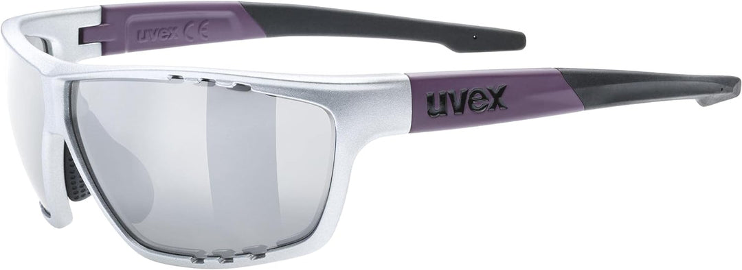 uvex Unisex – Erwachsene, sportstyle 706 Sportbrille Einheitsgrösse silver plum matt/silver, Einheit