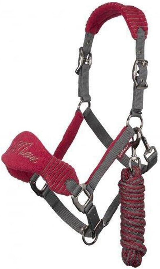 LeMieux Vogue Fleece Headcollar and Leadrope Halfter