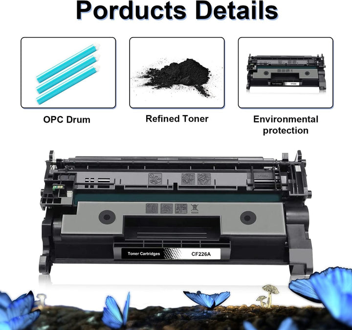 LOSMANN CF226A Tonerkartusche Kompatible für HP 26A CF226A 26X CF226X für HP Laserjet Pro M402dn M40