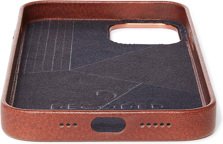 Decoded© Premium Leder Handyhülle - iPhone 12 Pro Max - Getestet von Apple - Extra Schutz - Stossdäm