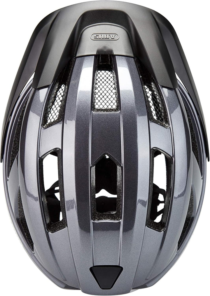 ABUS Rennradhelm Macator - sportiver Fahrradhelm für Einsteiger - auch für Zopfträger/-innen - für D