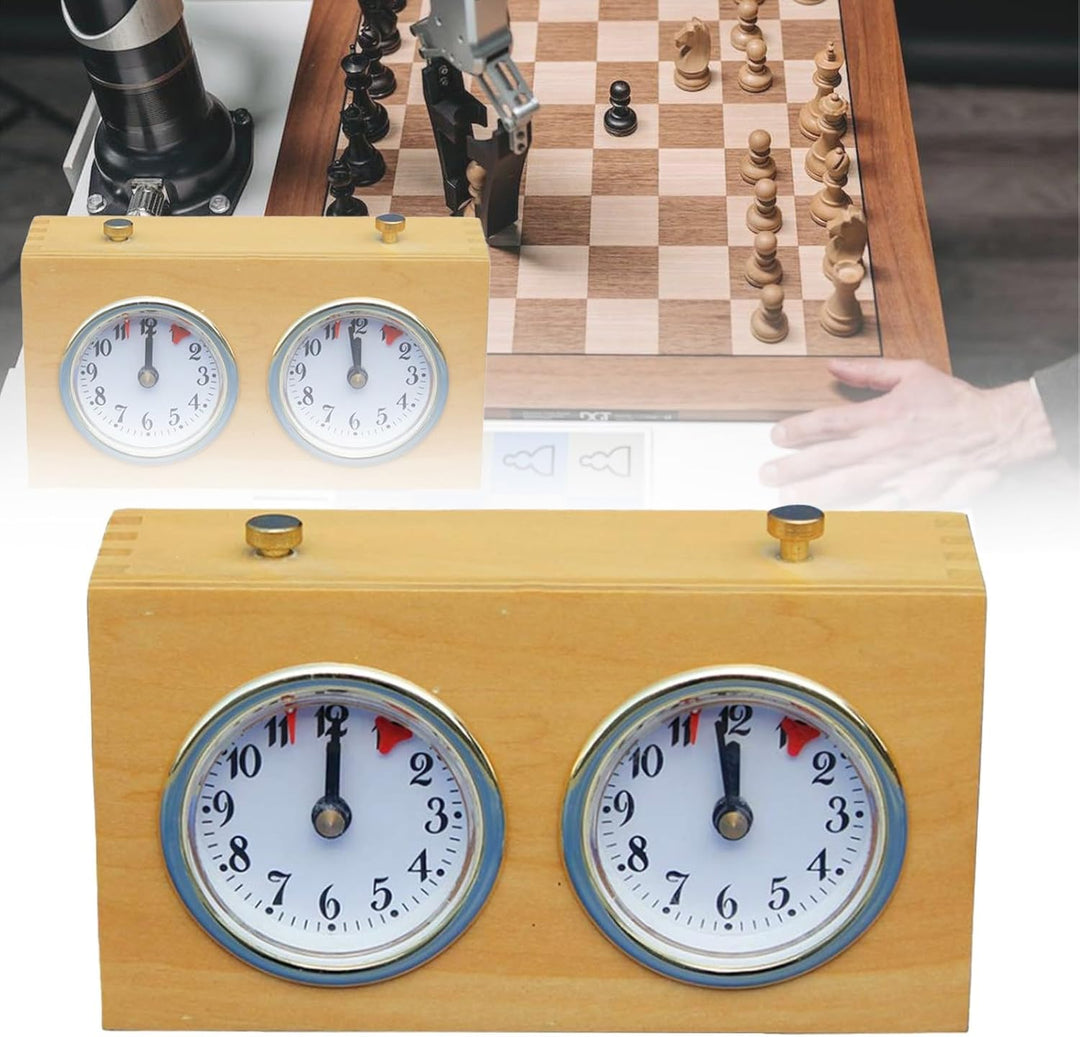 Schachuhr Timer, Mechanische Schachuhr, Professionelle Schachuhr Analog Wettbewerb Timer, Timing Too