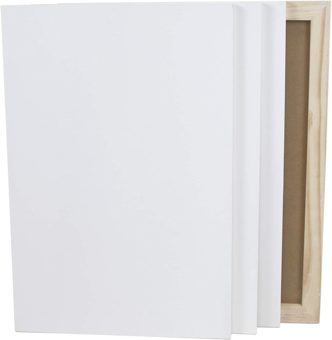 4er- Set Grösse 40 x 60 cm Malgrund aus Holz, weiss grundiert, Holzmalgrund in 19mm Stärke aus Kiefe