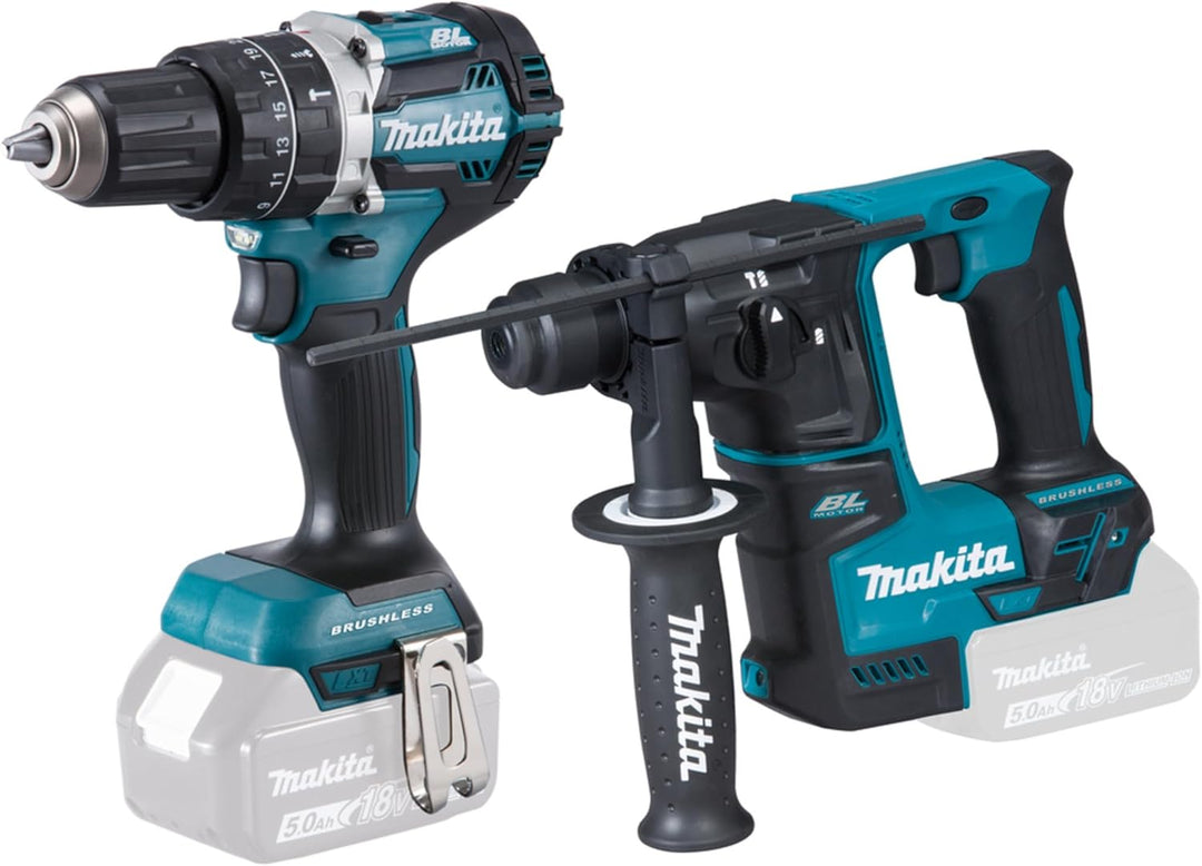 Makita DLX2278 Akku-Kombo-Kit 18V (DHR171 + DHP484) / (ohne Akku, ohne Ladegerät)