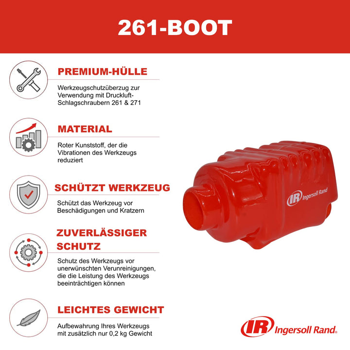 Ingersoll Rand Werkzeugschutzüberzug 261-BOOT, für Schlagschrauber Aufbewahrung Werkzeug, Werkzeugta
