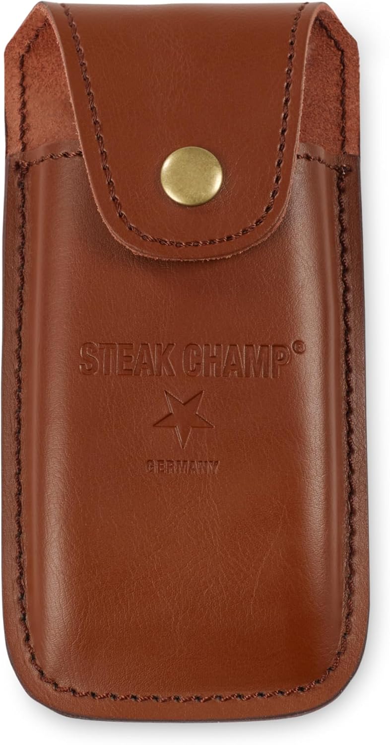 Steak Champ Leder Holster für Bull Fork Fleischgabel: Ledertasche für Gabel, zum Befestigen am Gürte