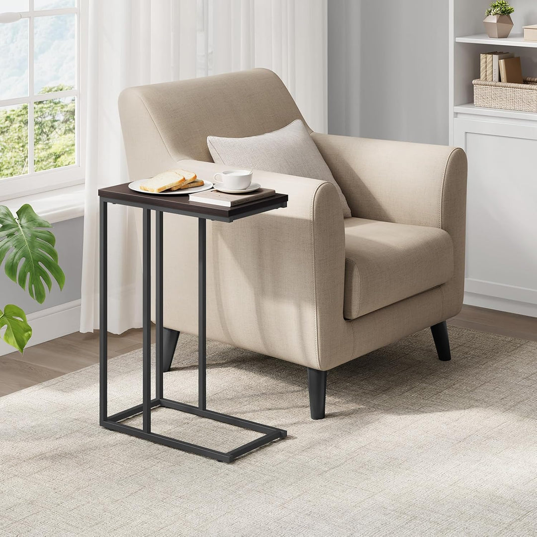 WOLTU® Beistelltisch Kaffeetisch Couchtisch Sofatisch Nachttisch Betttisch Laptoptisch, Gestell aus