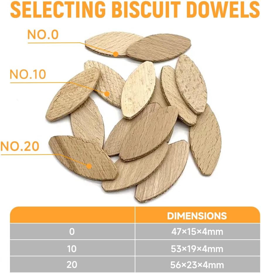 Hoteche 1010W Holz Schlitzfräse - Flachdübelfräse mit 100mm Sägeblatt, 11000rpm, 220-240V - Ideal fü