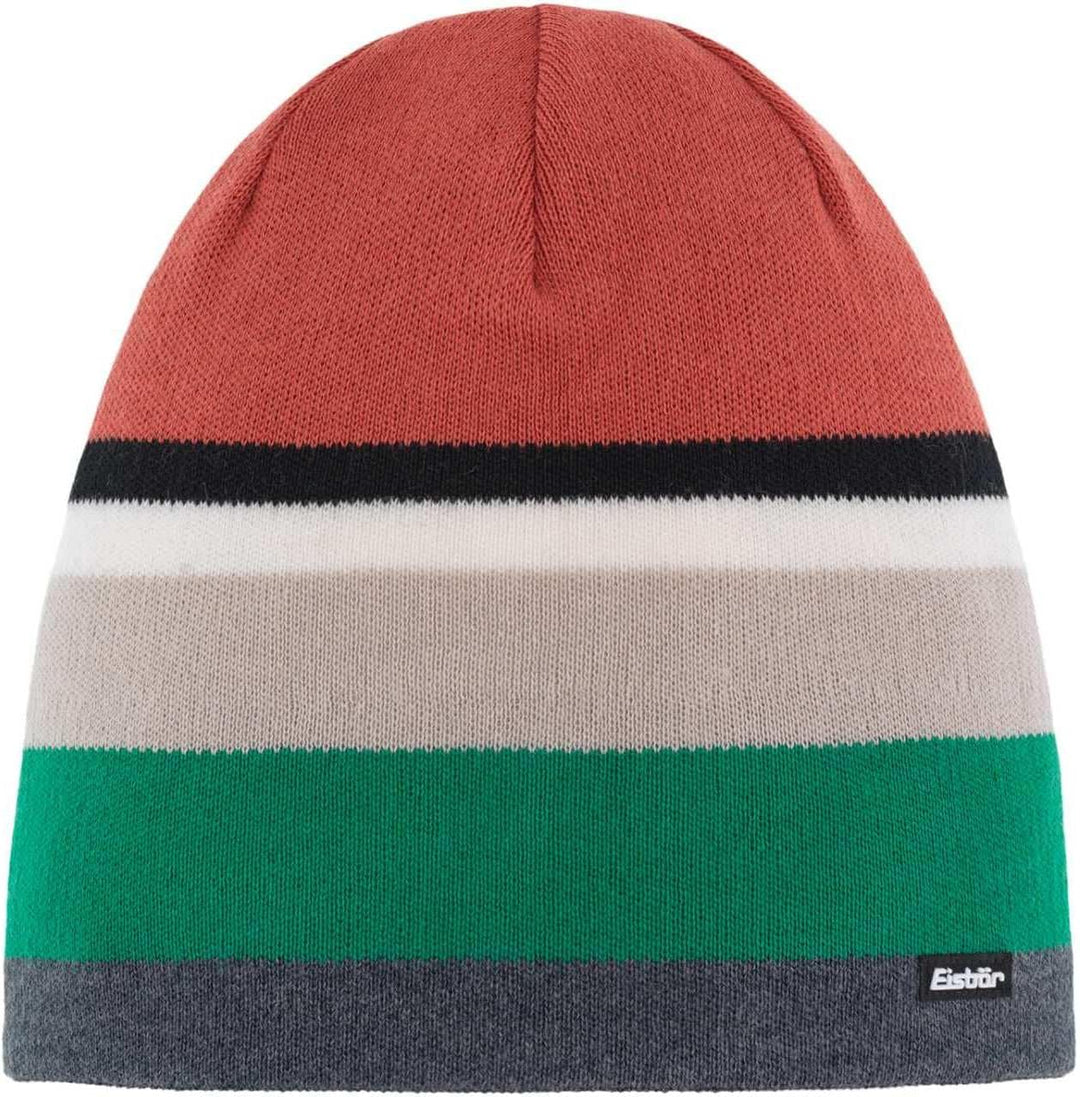 Eisbär Miron 3.0 OS Mütze RL anthrazit-courtgreen-br.silv-m