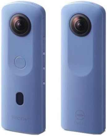 Ricoh Imaging RICOH Theta SC2 BLAU, 360°-Kamera mit Bildstabilisierung, hohe Bildqualität, High-Spee