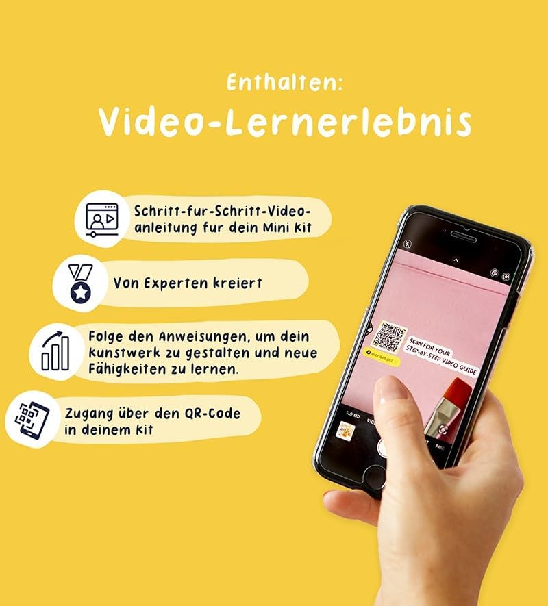 Pott'd Mini-Töpfer-Sets | Lufttrocknendes Töpferset für Erwachsene | Mit Farben, Töpferwerkzeugen un