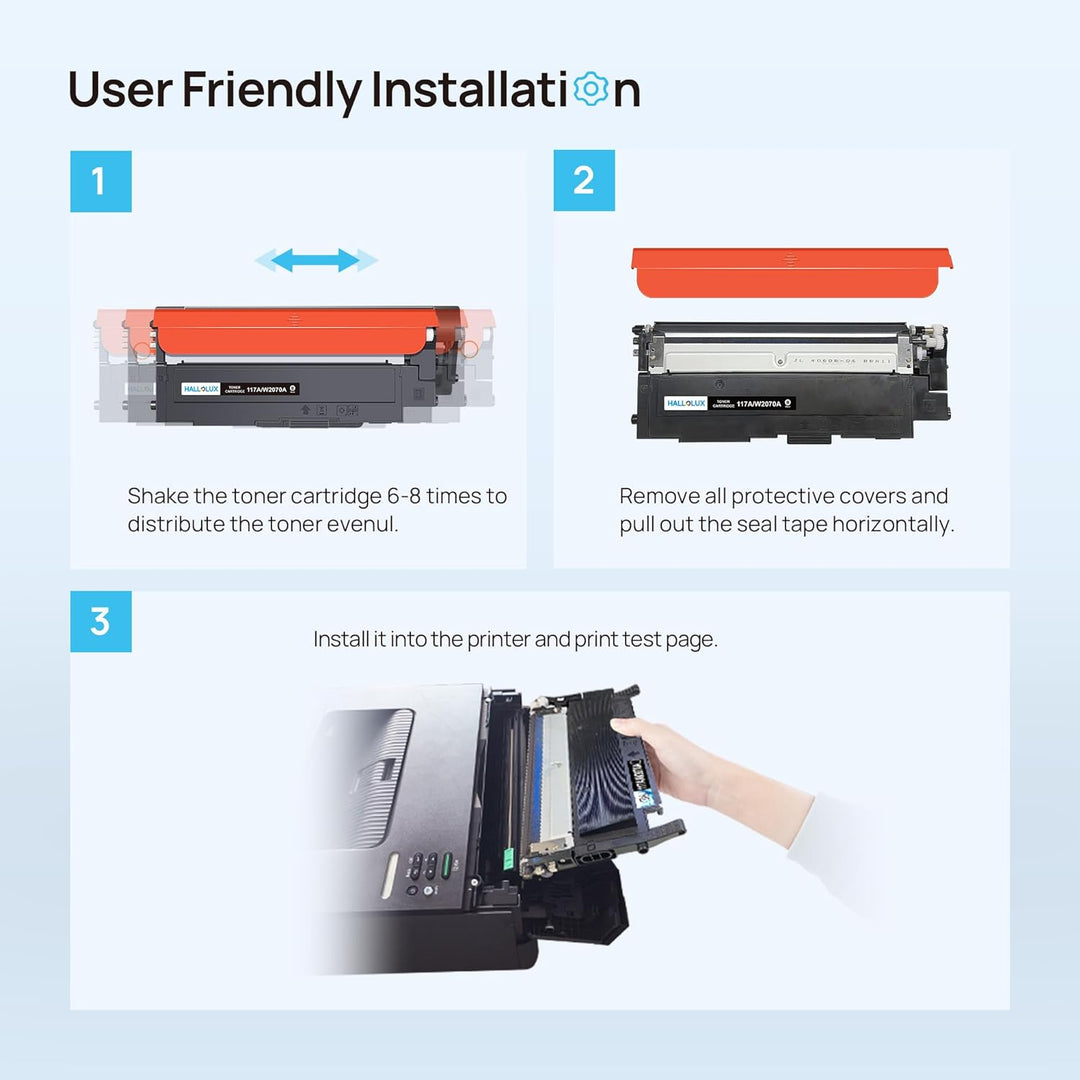 117A Toner Set Kompatibel für HP 117A Toner für Toner HP Color Laser MFP 179fwg MFP 178nwg 179fnw 17