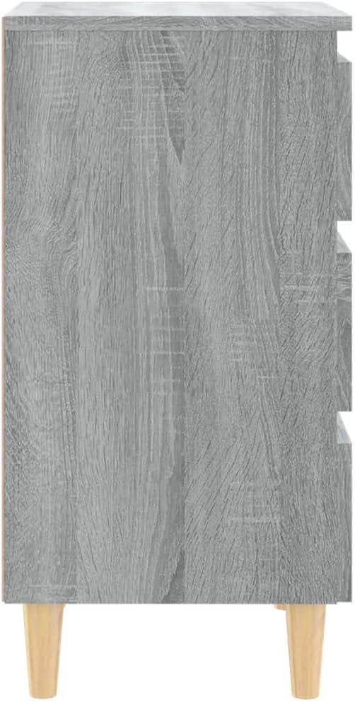 FIRBNUS Bedside Table Nachtkonsole Beistelltisch mit Stauraum Night Stand Nachttisch mit Massivholz-