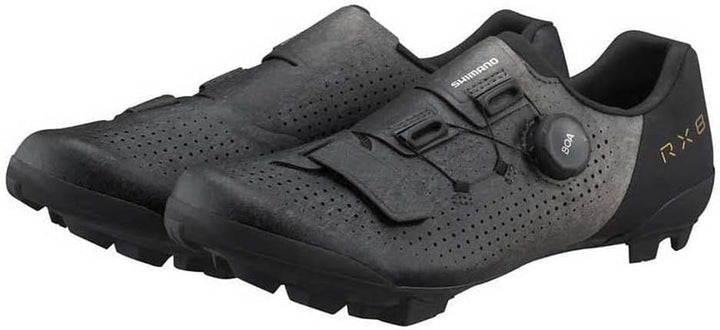 SHIMANO Unisex Brx801l42 Schuhe RX8 (RX801), Schwarz, Grösse 42