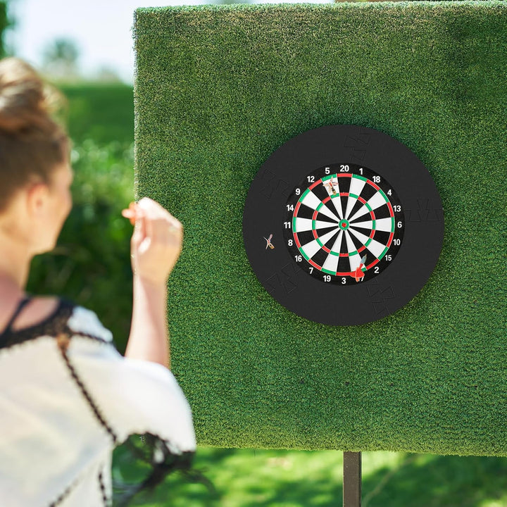 DingGreat Dartscheiben Surround für unterwegs,Leicht zu tragen,Wirksamer Schutz von Abnähern und Wän
