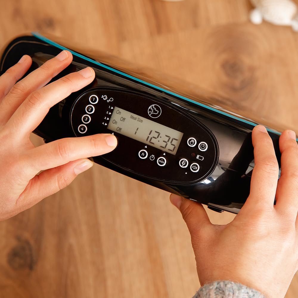 Cecotec Pumba 1600 Purrfect Meal Automatischer Futterspender für Haustiere, Fassungsvermögen 1,6 l,