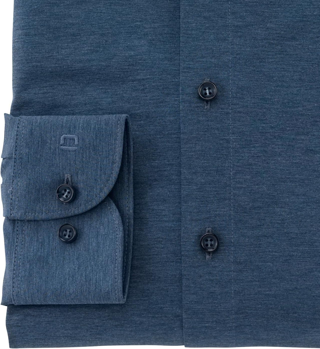 OLYMP Herren Businesshemd Langarm Level Five 24/Seven,Body fit,New York Kent 45 Rauchblau 13, 45 Rau