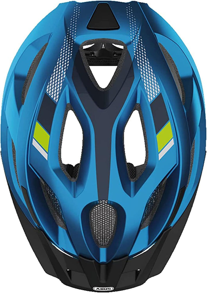 ABUS Stadthelm Aduro 2.0 - Allround-Fahrradhelm mit Licht - in sportivem Design für den Stadtverkehr