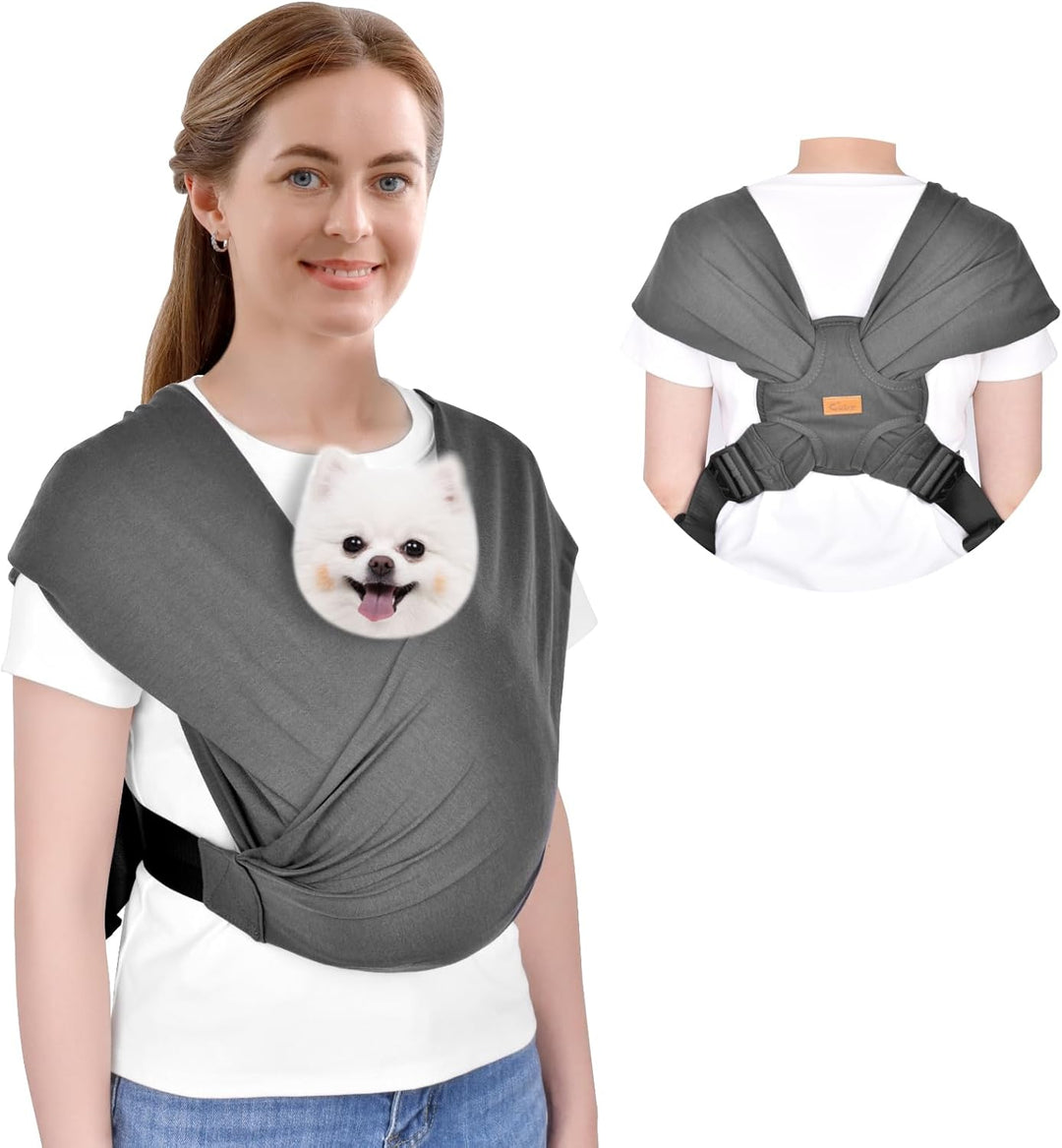 CUBY Hundetragetasche, Eingewickelt Hunde Tragetasche Nach vorne Gerichteter Rucksackträger Schulter