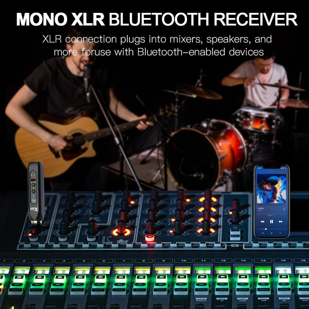 Xvive P3 XLR Bluetooth Audio-Empfänger für Mixer, aktive PA/DJ-Systeme, P3
