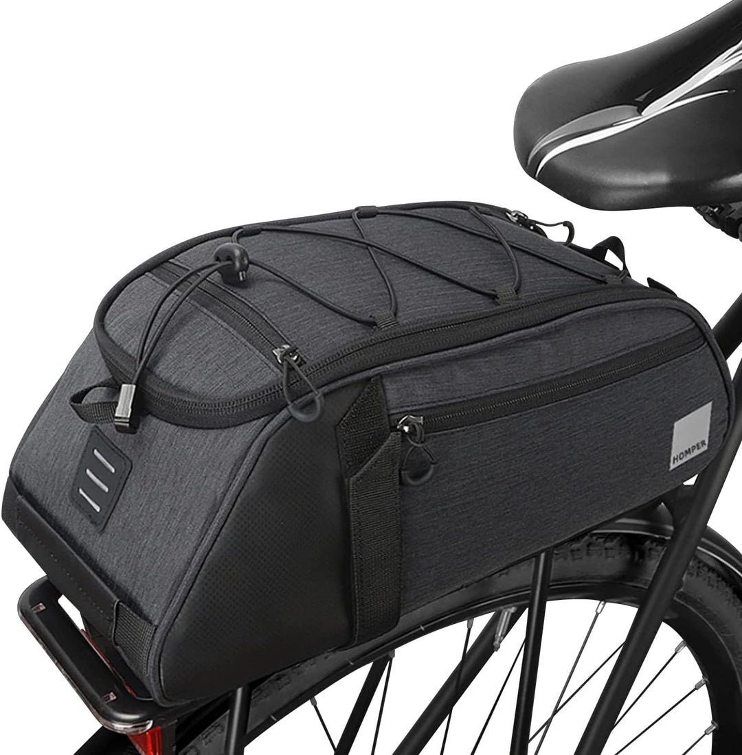 HOMPER Fahrradtasche Satteltasche Gepäcktasche Gepäckträger Tasche Rucksack Seitentasche Mountain Ro